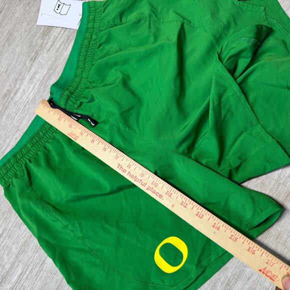 Oregon Ducks Nike Running Shorts Women's Green NWT M Athletic Gym Workout - Picture 5 of 7